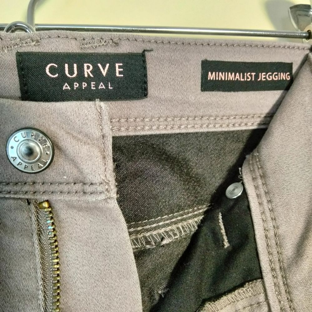 Curve Appeal Minimalist Jegging Gray Women's Jeans Size 8 - Picture 3 of 6